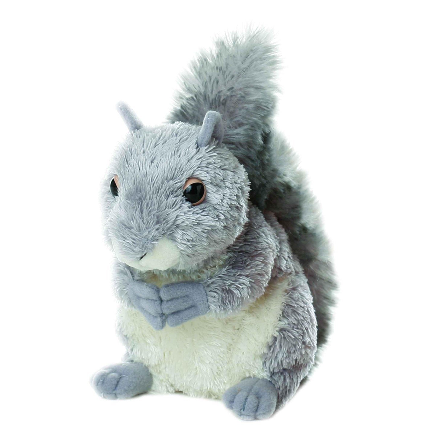Aurora Nutty Mini Flopsie Squirrel Plush – 6-Inch Grey Toy for All Ages | Aurora World