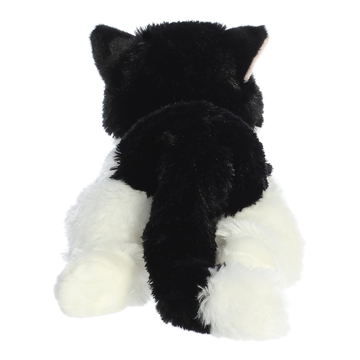Aurora Adorable Flopsie Oreo Cat Plush – 12 Inch Black & White Stuffed Animal for Play, Cuddles & Gifts