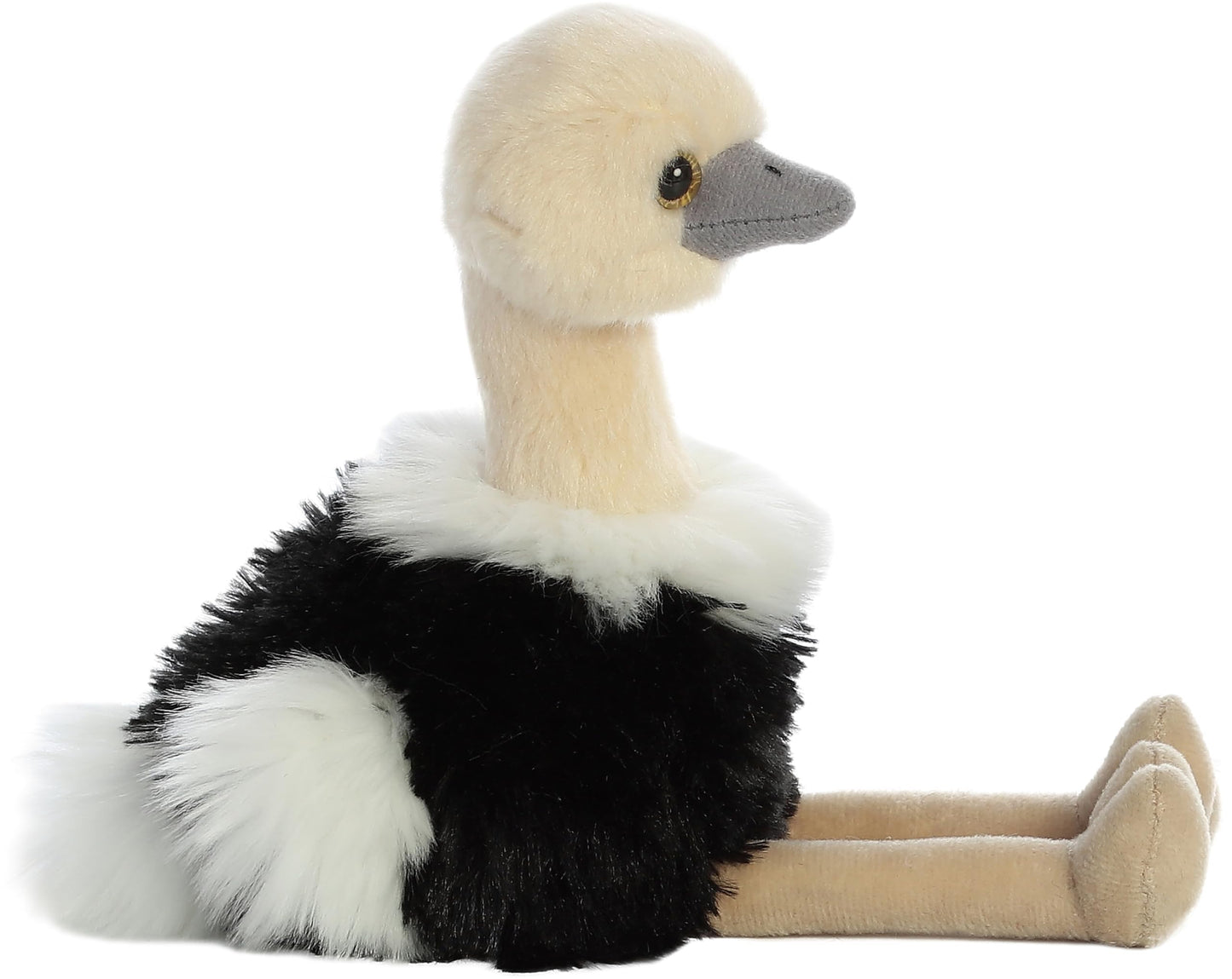 Aurora Ozzi Mini Flopsie Ostrich Plush – 8 in Soft Cuddle Buddy | Aurora World