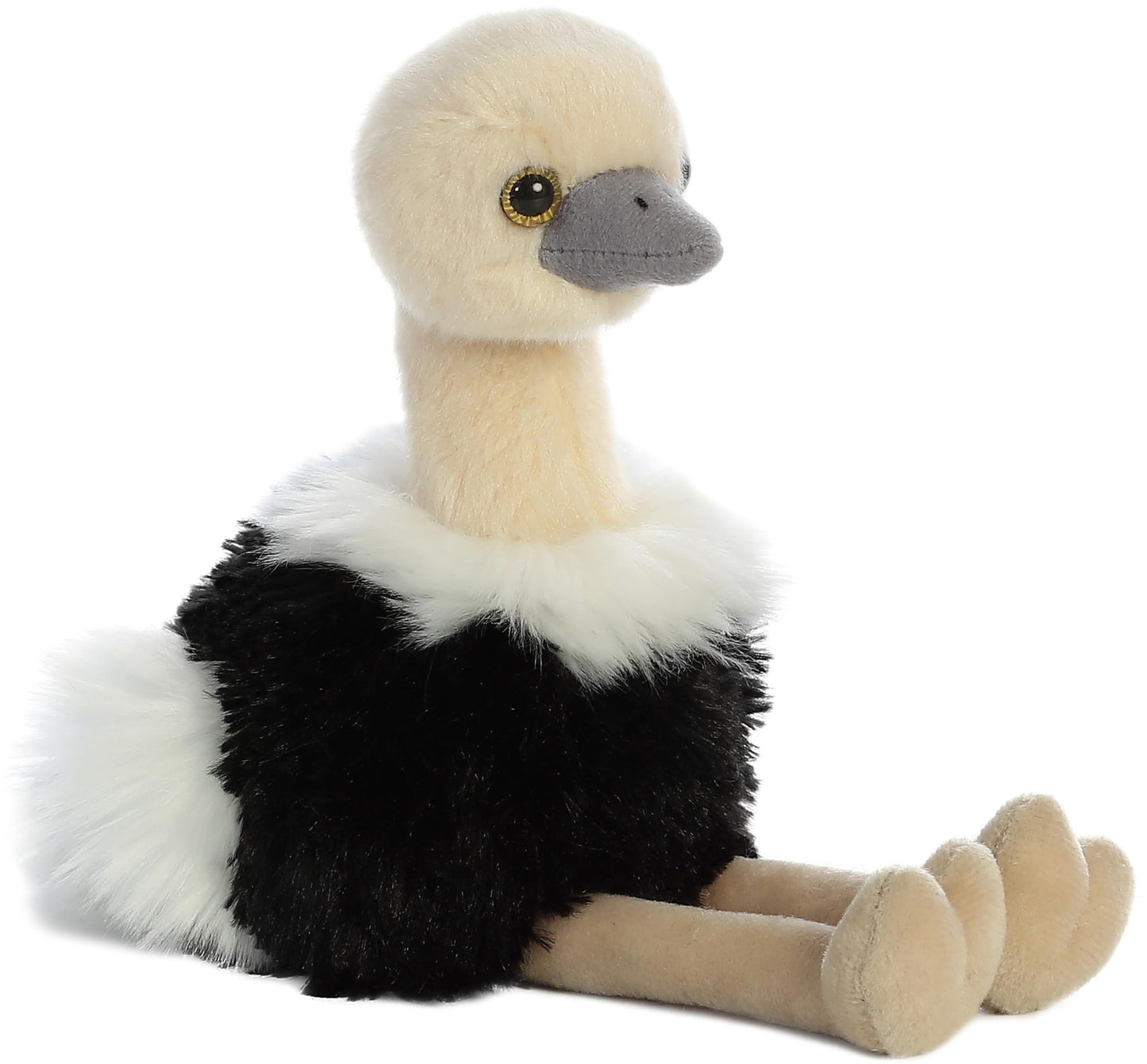 Aurora Ozzi Mini Flopsie Ostrich Plush – 8 in Soft Cuddle Buddy | Aurora World