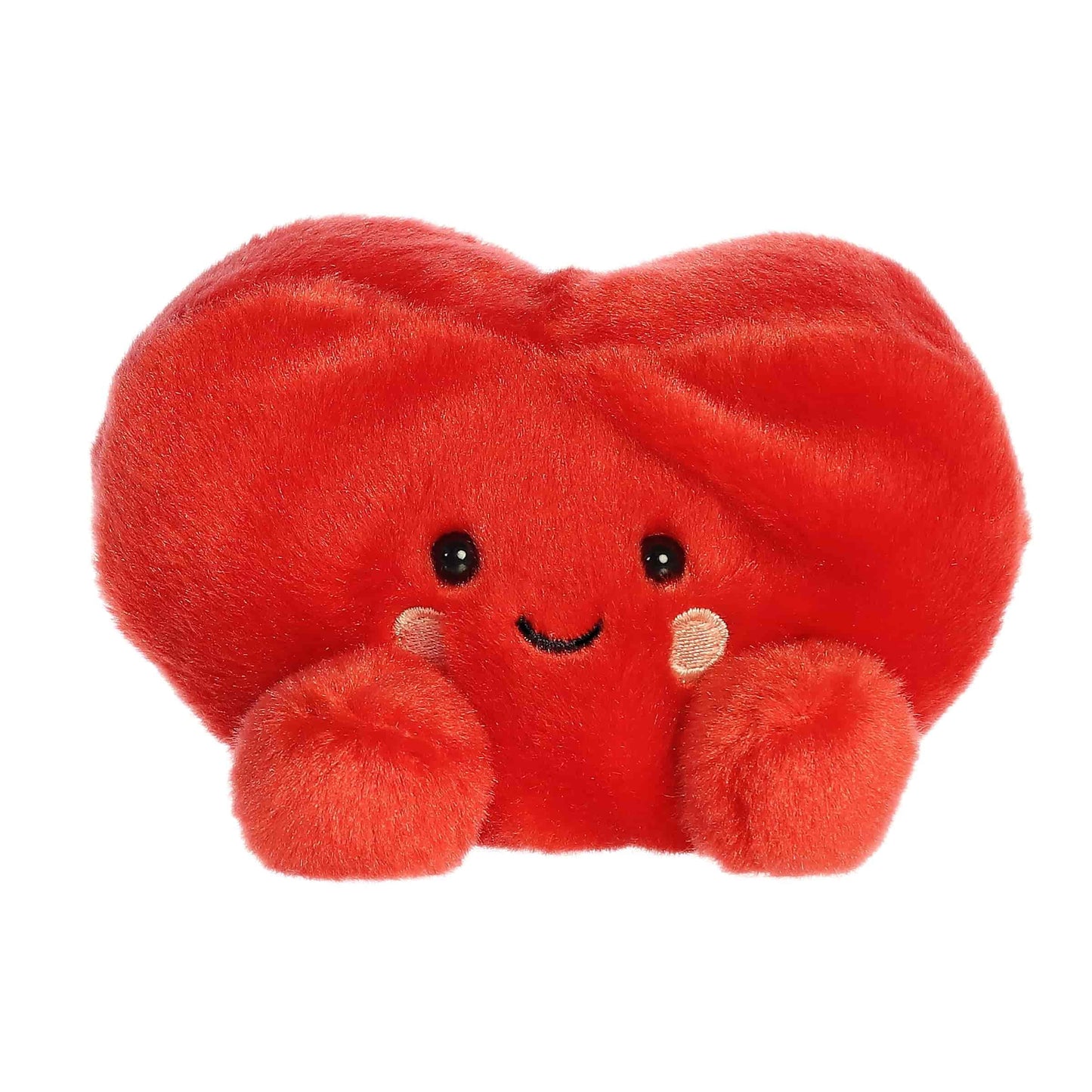 Aurora Palm Pals Amore Heart Plush — 5-Inch Red Collectible Stuffed Animal