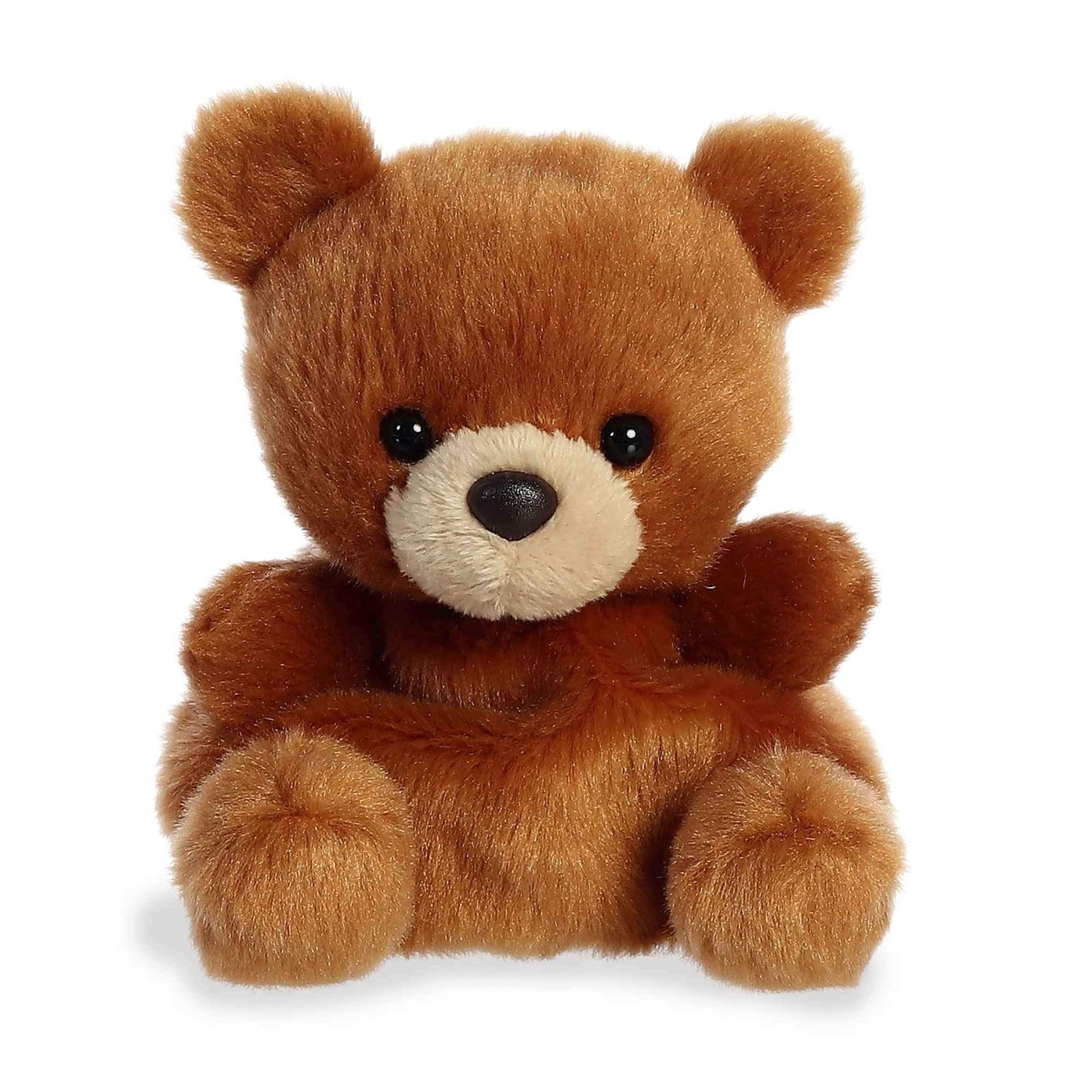 Aurora Artie Bear | Palm Pals Pocket-Sized Plush – 5-Inch Brown Bear