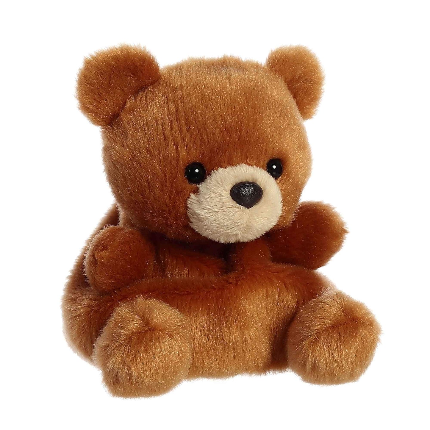 Aurora Artie Bear | Palm Pals Pocket-Sized Plush – 5-Inch Brown Bear