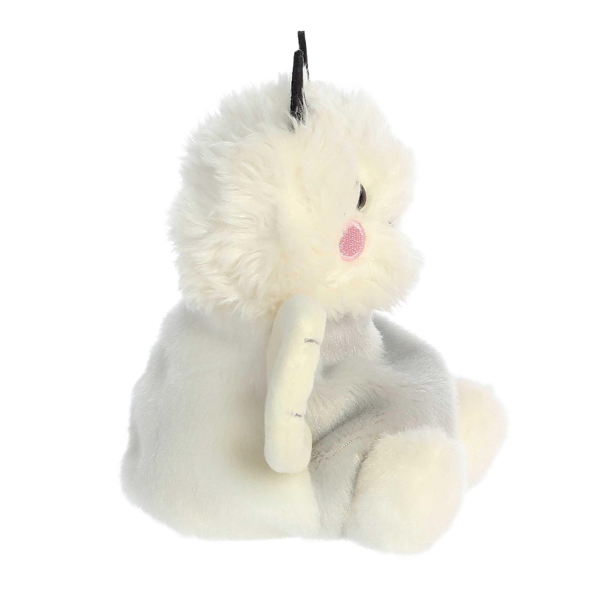 Aurora Palm Pals Astra Moth Plush – 5.5-Inch White Stuffed Animal