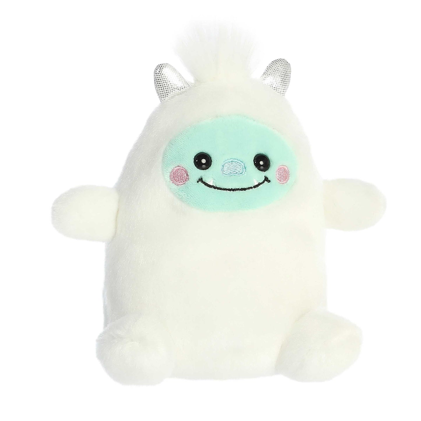 Aurora Palm Pals Baker Yeti Plush - White 5-Inch Collectible Stuffed Animal