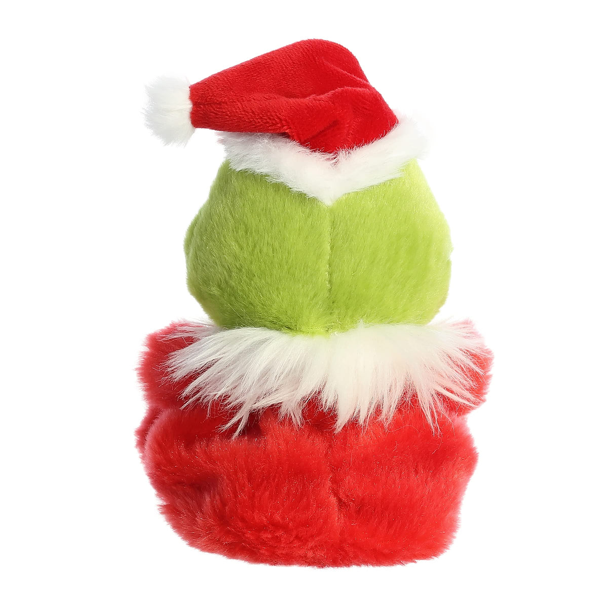 Aurora Dr. Seuss Santa Grinch Palm Pals Plush – 4.5in Red, Officially Licensed