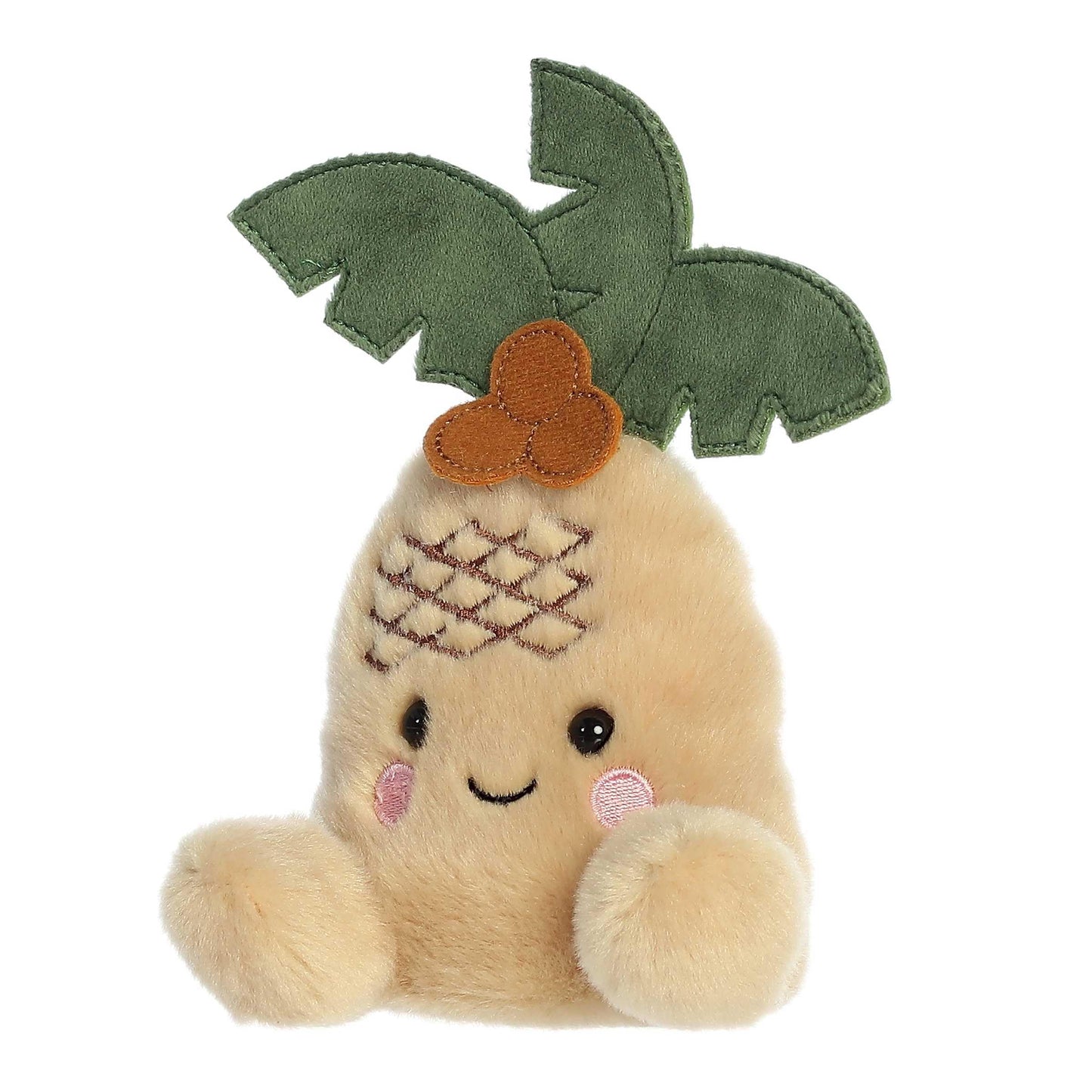 Aurora Adorable Palm Pals Breezy Palm Tree Plush — Pocket-Sized Collectible Brown 6 Inches