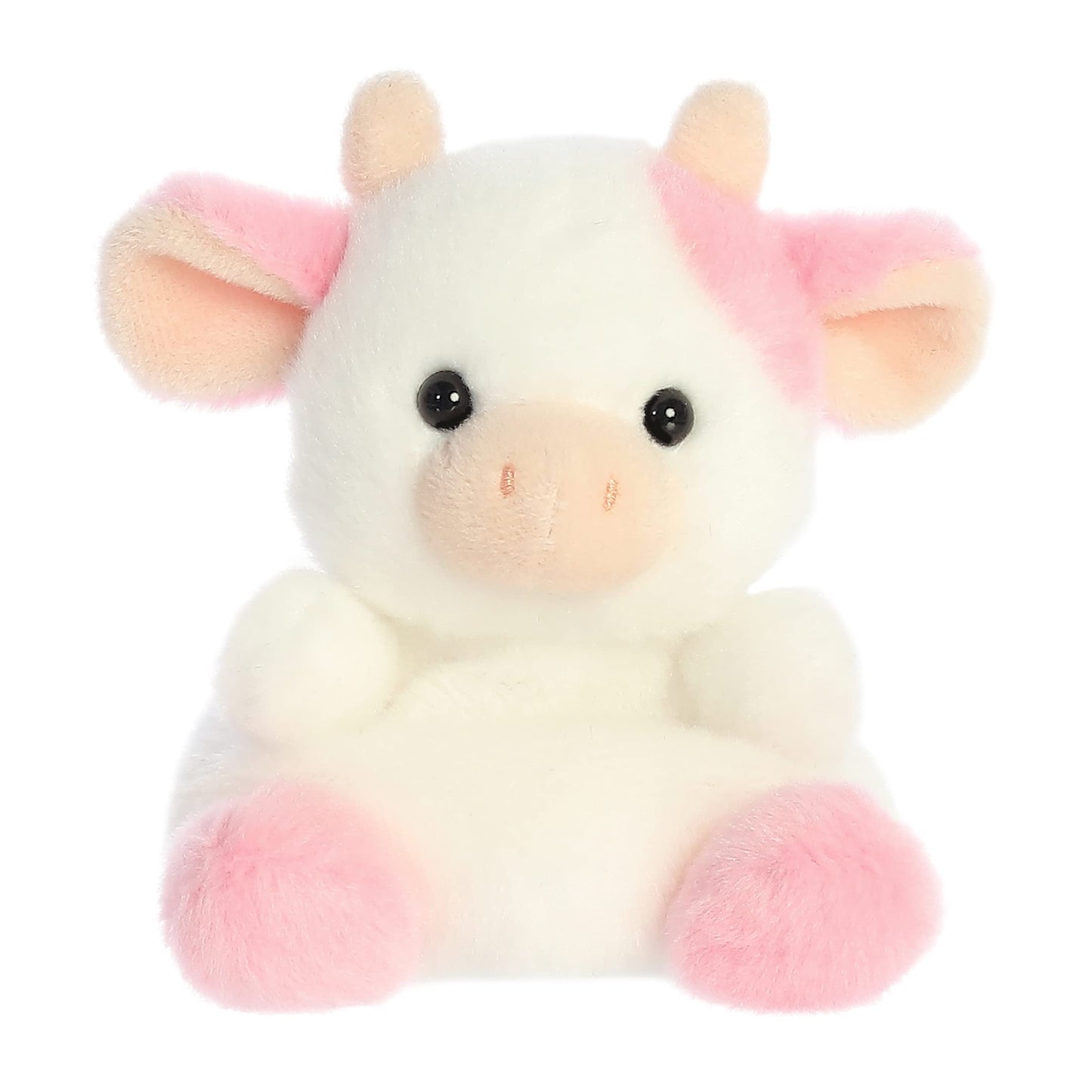 Aurora Belle Strawberry Cow Palm Pal Plush – 5-inch Pink Collectible