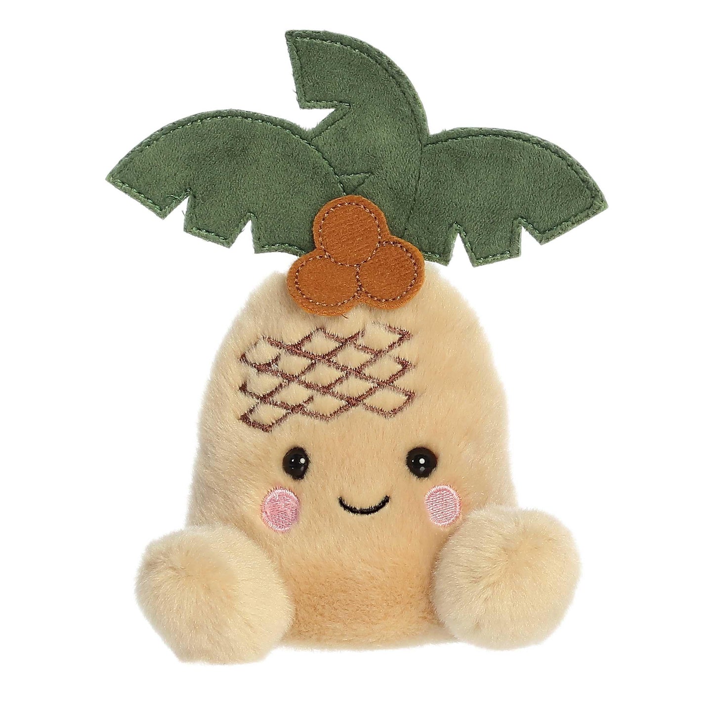 Aurora Adorable Palm Pals Breezy Palm Tree Plush — Pocket-Sized Collectible Brown 6 Inches