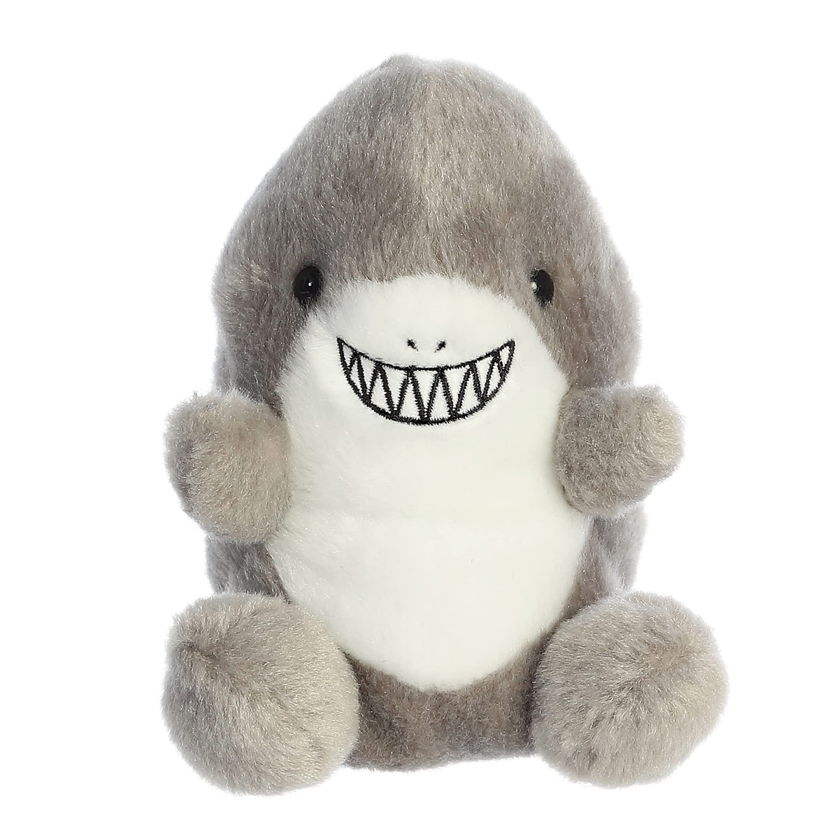 Aurora Adorable Palm Pals Chomps Shark Plush – 5-Inch Gray Stuffed Animal