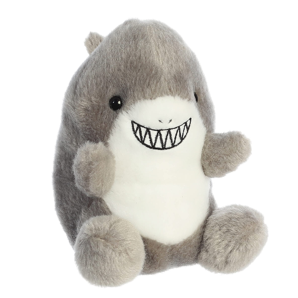 Aurora Adorable Palm Pals Chomps Shark Plush – 5-Inch Gray Stuffed Animal