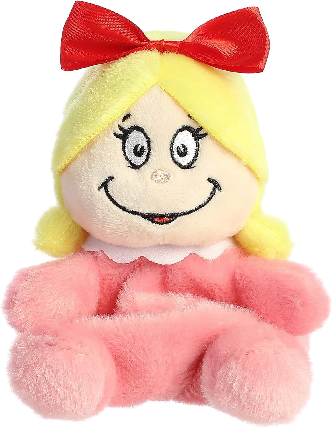 Aurora Palm Pals 5-Inch Christmas Plush Bundle: Santa Grinch, Cindy Lou Who & Max
