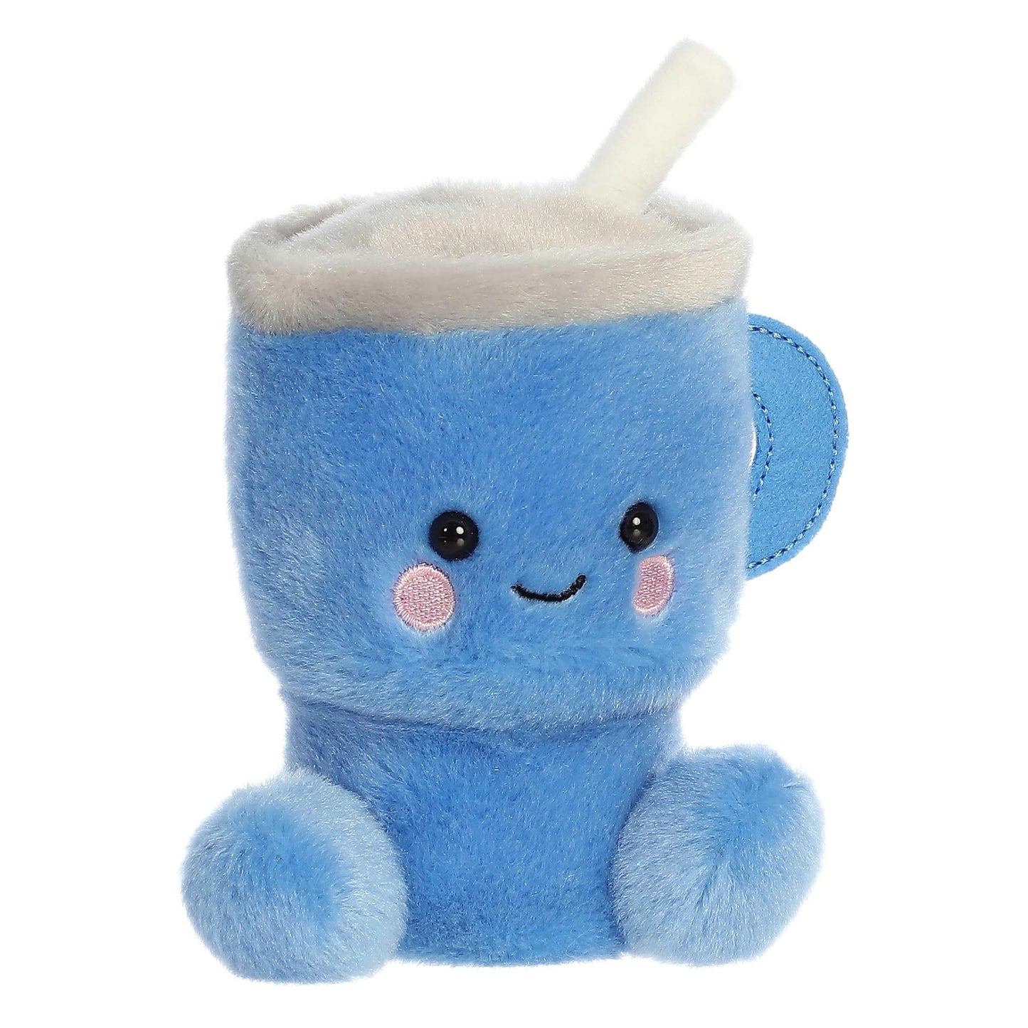 Aurora Palm Pals Cliff Travel Cup Plush - Blue 4.5 Inches | Collectible
