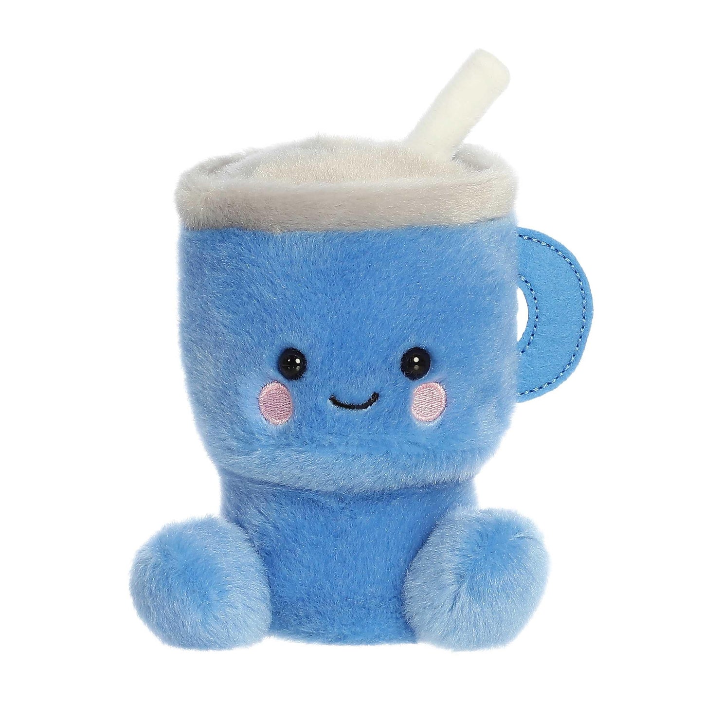Aurora Palm Pals Cliff Travel Cup Plush - Blue 4.5 Inches | Collectible