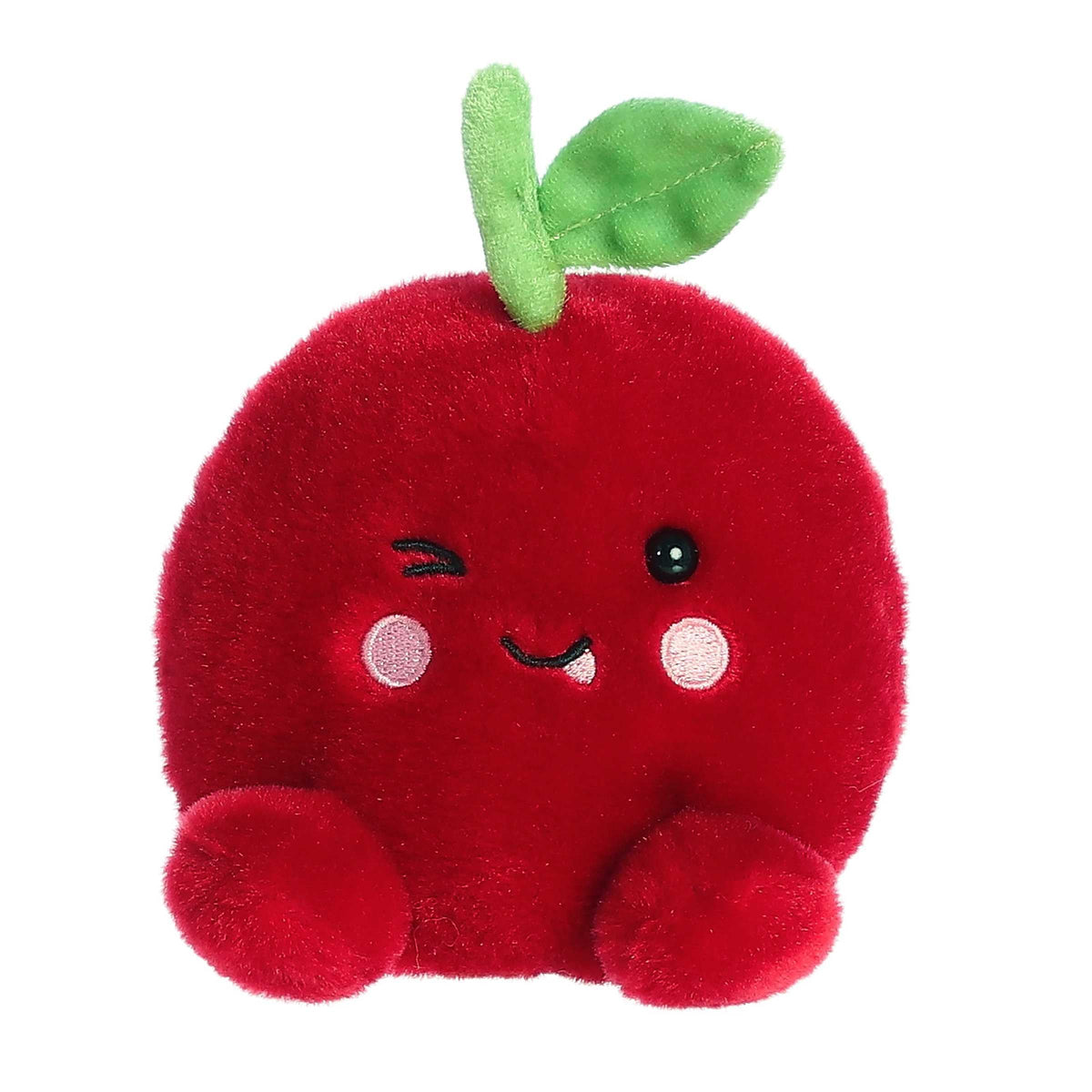 Aurora Palm Pals Cordial Cherry Plush – 6.5-Inch Collectible Red Plush Toy