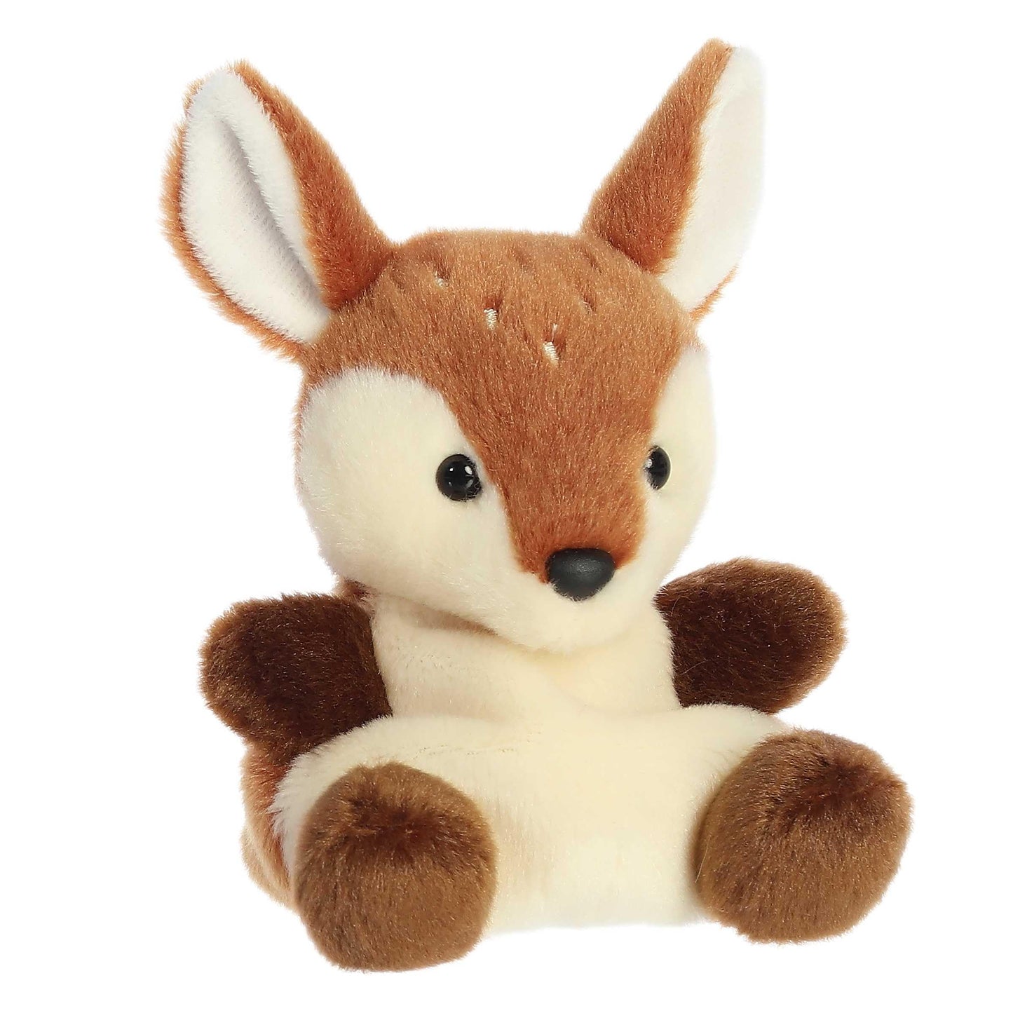 Aurora Adorable Palm Pals Dalia Fawn Plush – 5-Inch Brown Stuffed Animal