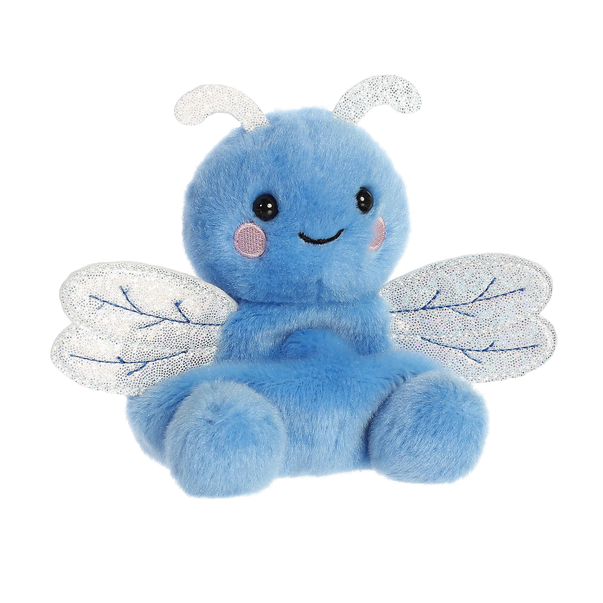 Aurora Adorable Palm Pals Dart Dragonfly Plush – Pocket-Sized Blue Dragonfly Stuffed Animal