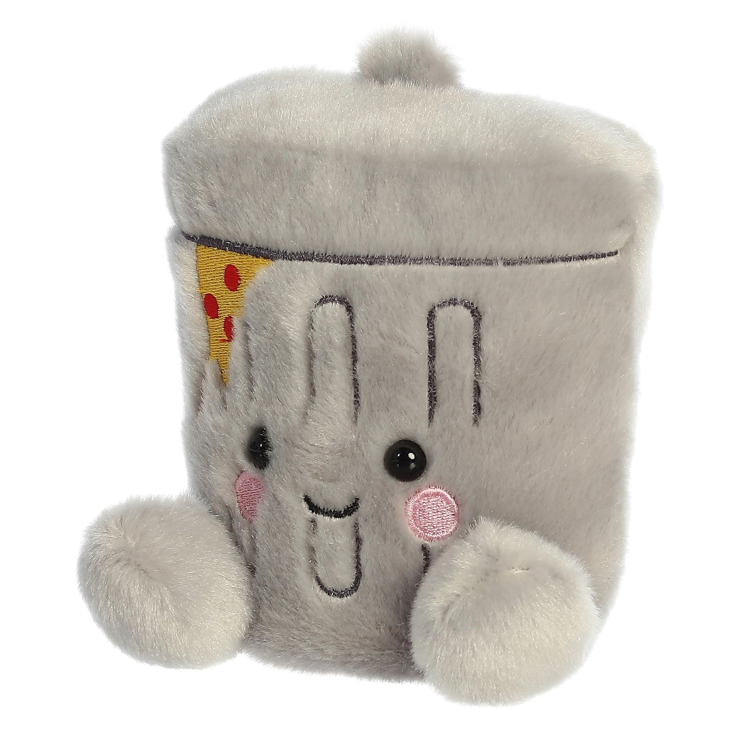 Aurora Palm Pals Garbanzo Trashcan Plush Gray 4.5 Inch Collectible Soft Toy