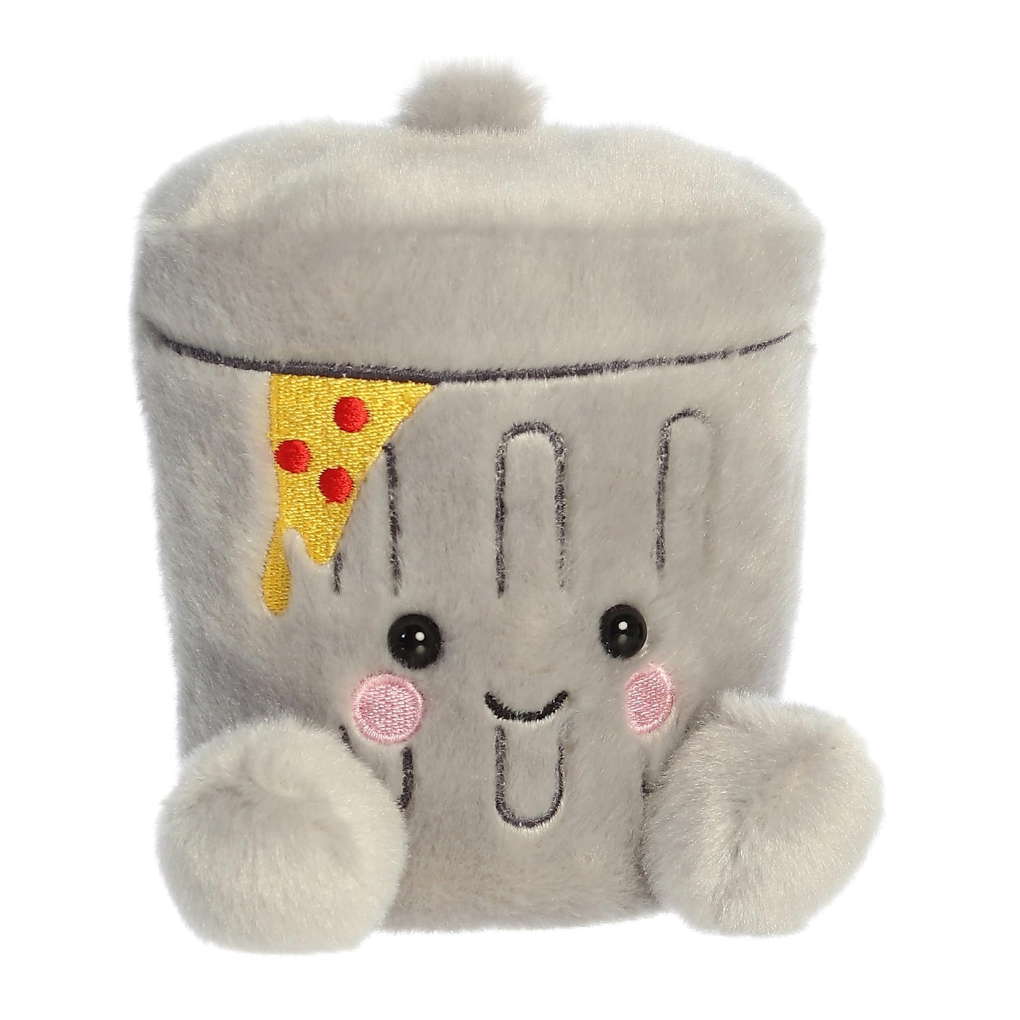 Aurora Palm Pals Garbanzo Trashcan Plush Gray 4.5 Inch Collectible Soft Toy