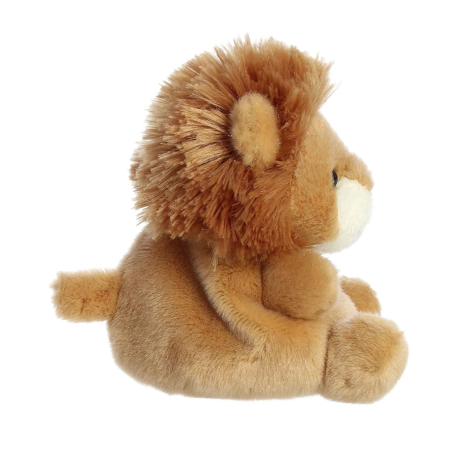 Aurora Adorable Palm Pals Leno Lion Stuffed Animal – Pocket-Sized 5-Inch Brown