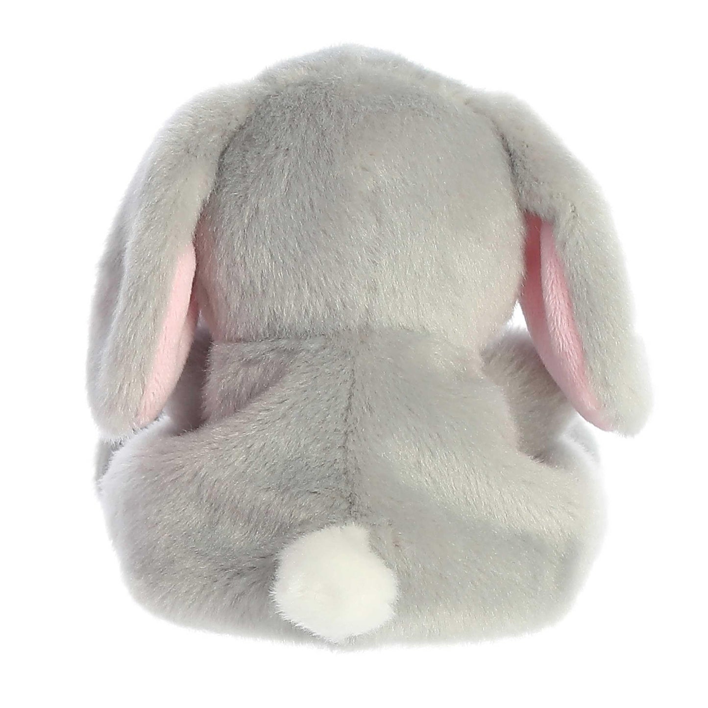 Aurora Adorable Palm Pals Pebbles Bunny – Pocket-Sized Grey Plush, 5 Inches