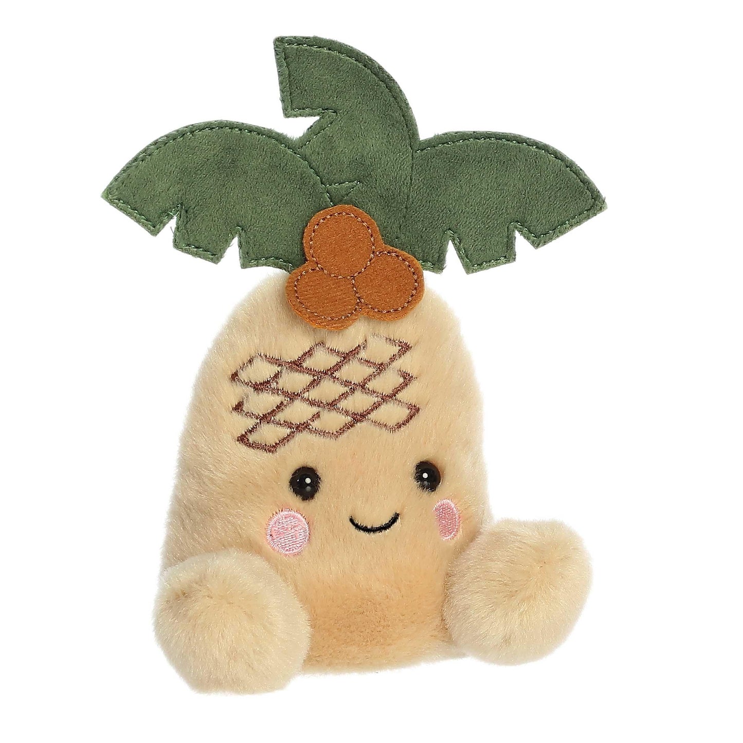 Aurora Adorable Palm Pals Breezy Palm Tree Plush — Pocket-Sized Collectible Brown 6 Inches
