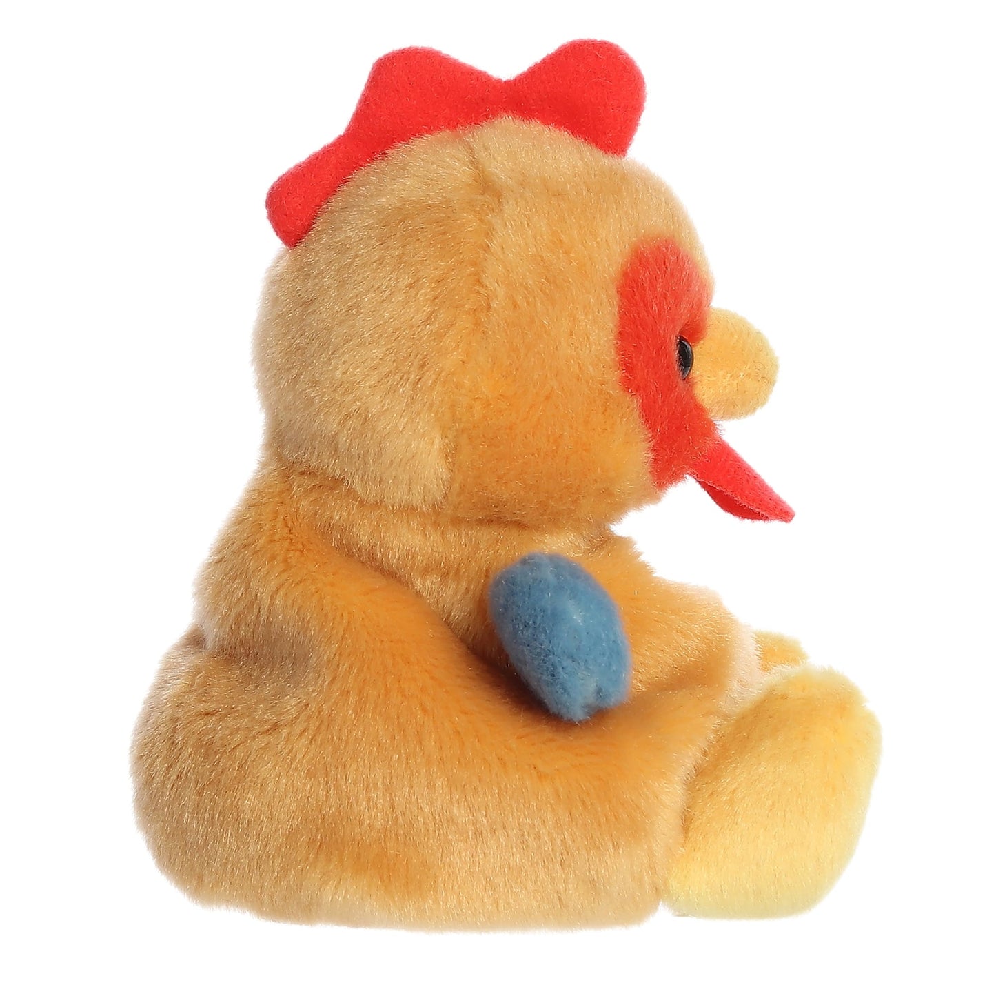 Aurora Adorable Palm Pals Red Rooster Plush – 4.5 Inch Brown Stuffed Animal