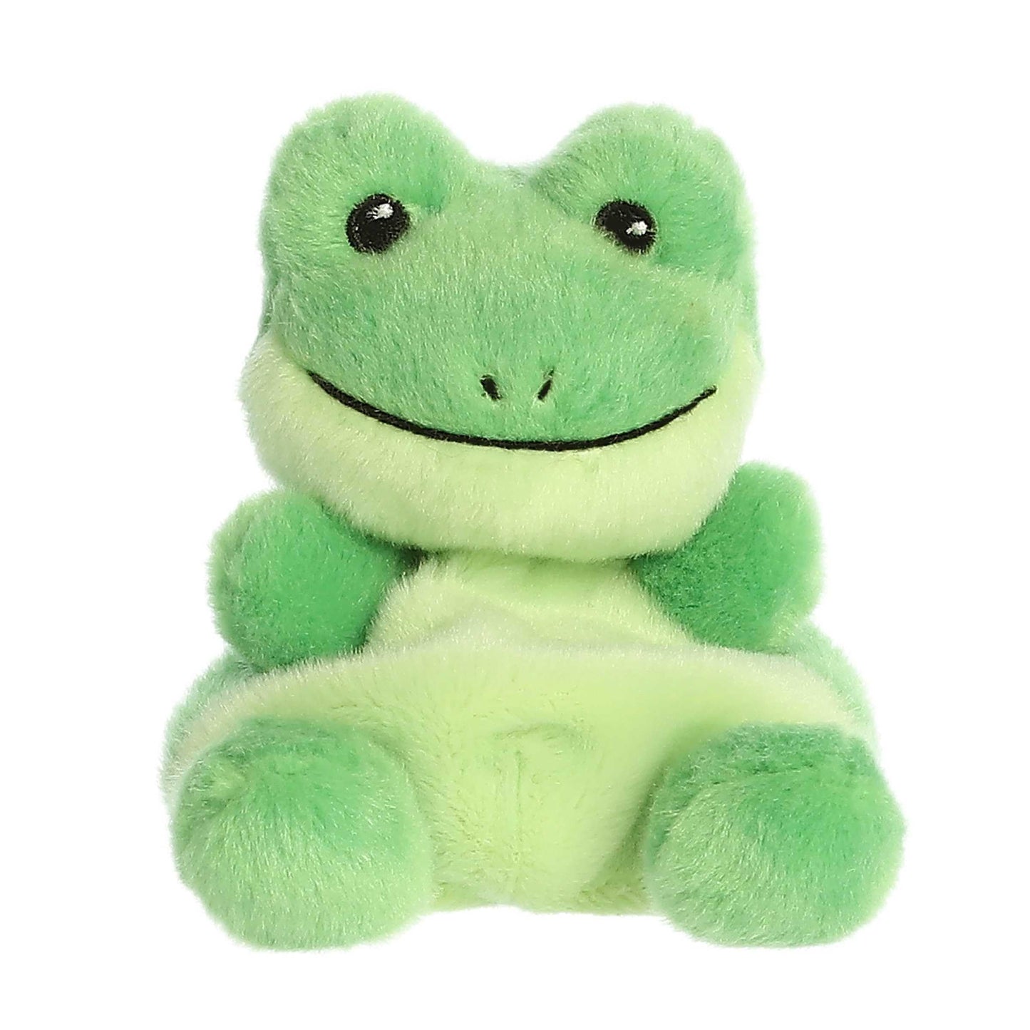 Aurora Palm Pals Ribbits Frog Plush - 5.5 Inch Green Collectible Stuffed Animal