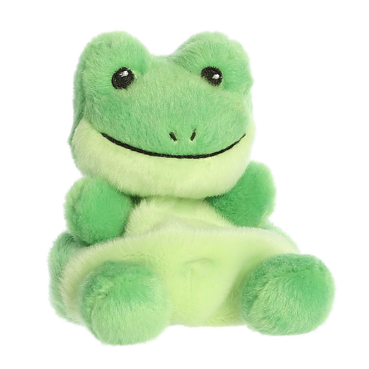Aurora Palm Pals Ribbits Frog Plush - 5.5 Inch Green Collectible Stuffed Animal