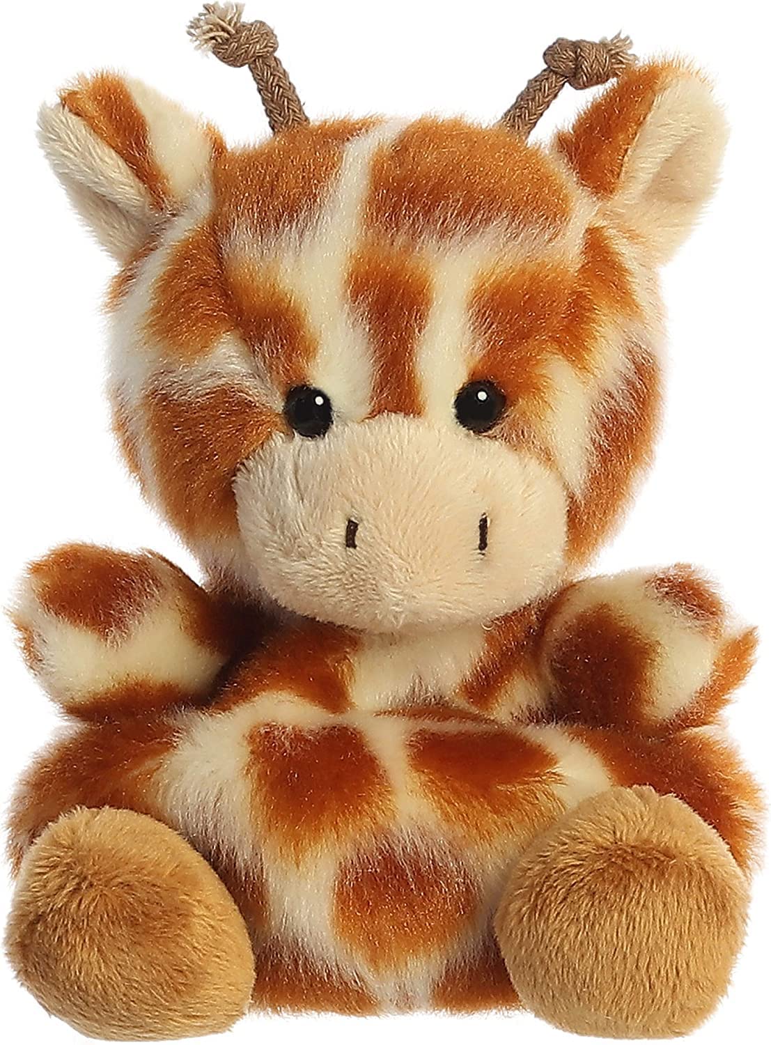 Aurora Palm Pals Set of Two – Stomps Elephant & Safara Giraffe Plush Toys