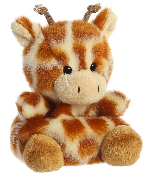 Aurora Palm Pals Set of Two – Stomps Elephant & Safara Giraffe Plush Toys