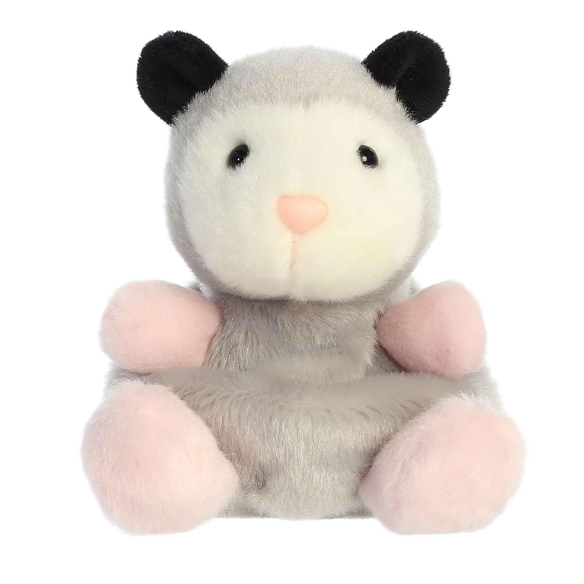 Aurora Palm Pals Sherri Opossum Plush – Gray, Handheld Collectible (4.5 in)