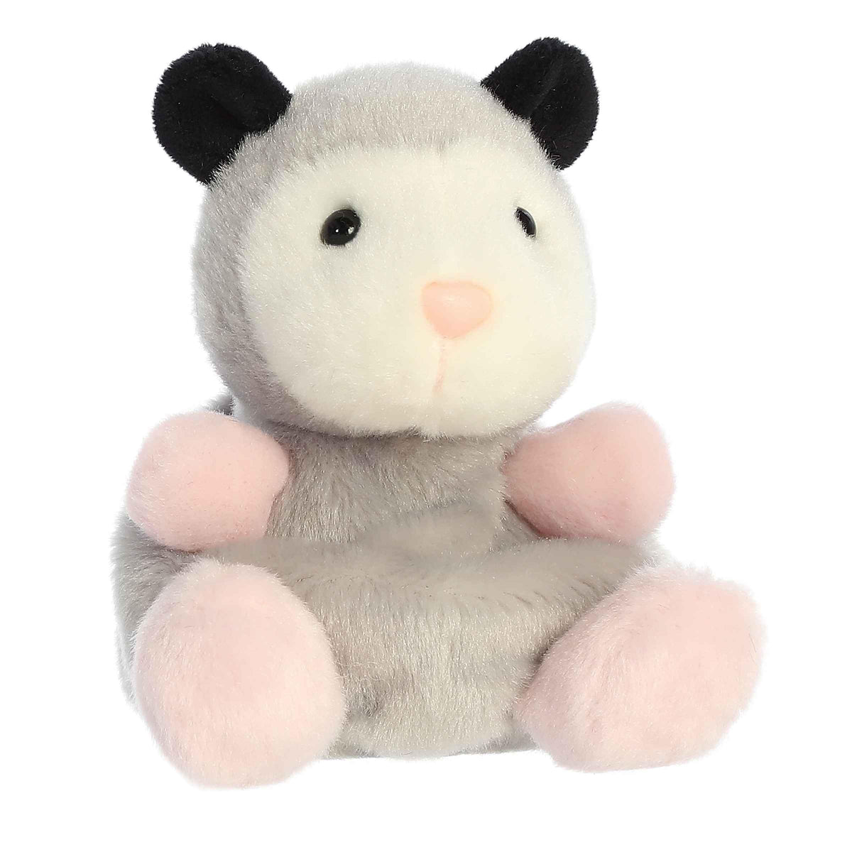 Aurora Palm Pals Sherri Opossum Plush – Gray, Handheld Collectible (4.5 in)