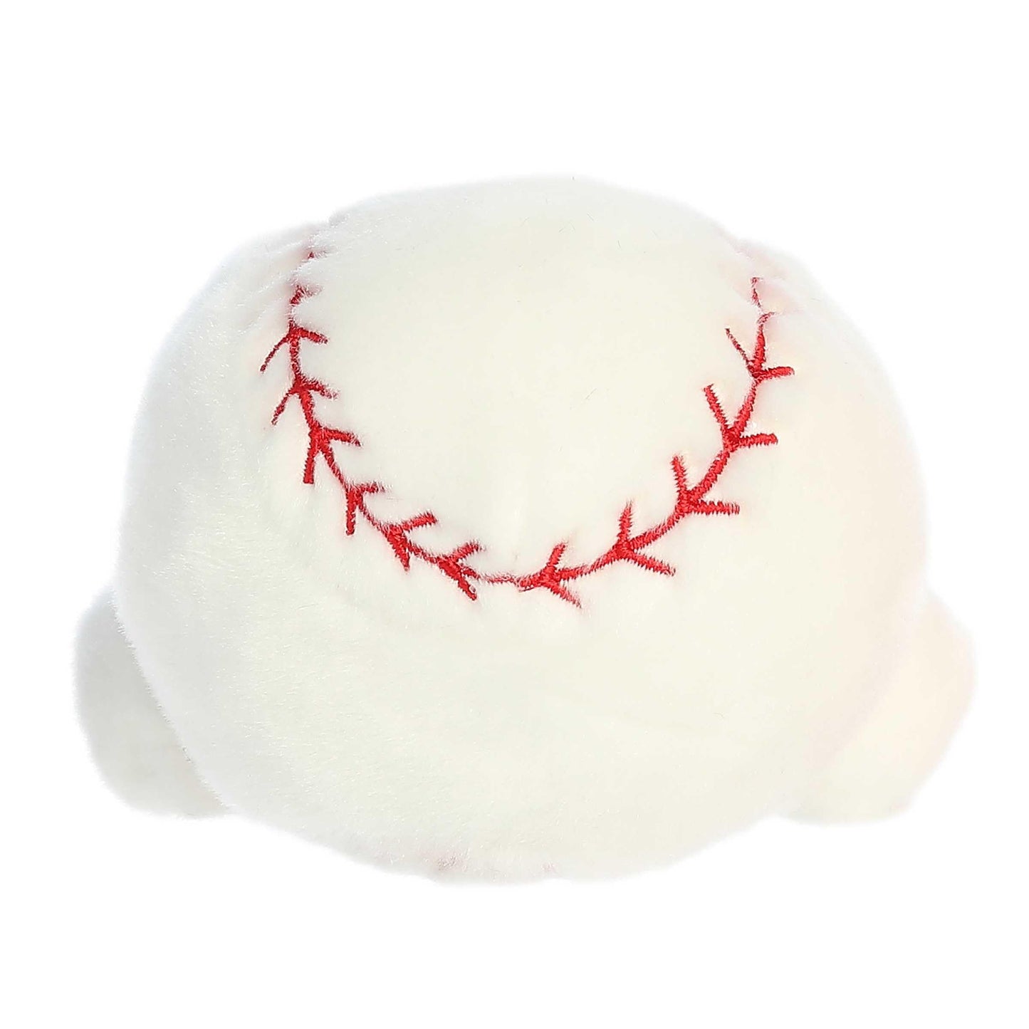 Aurora Palm Pals Slugger Baseball Plush – White, Pocket-Sized 5-Inch Collectible