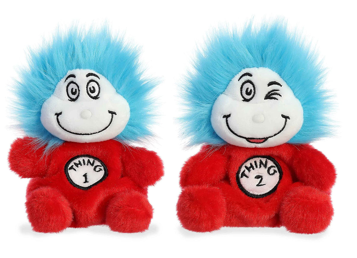 Aurora Palm Pals Bundle – Thing 1 & Thing 2 Plush 5-Inch Tall (2 Pack)