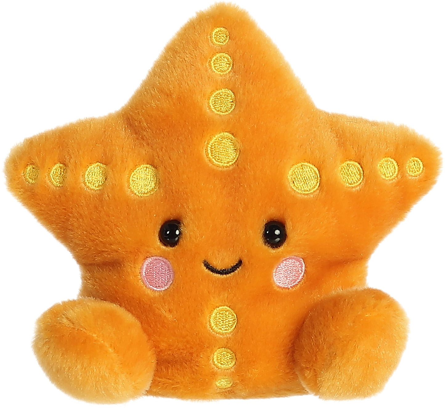 Aurora Palm Pals Treasure Starfish Plush – 5.5-Inch Orange Collectible