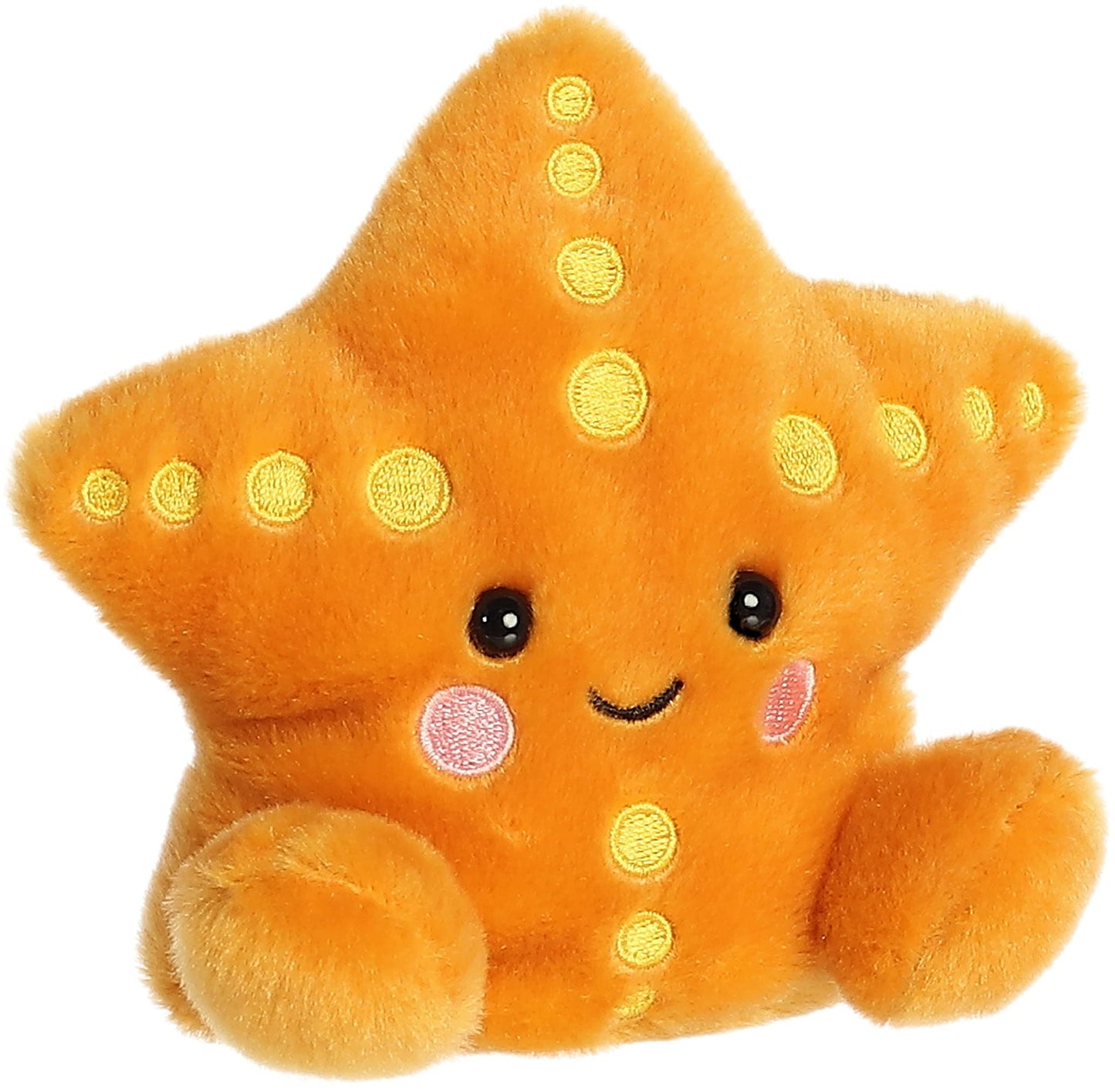 Aurora Palm Pals Treasure Starfish Plush – 5.5-Inch Orange Collectible