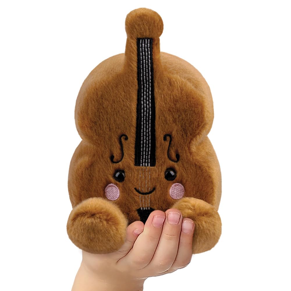 Aurora Palm Pals Vanessa Violin Soft Toy — 13 cm Brown Plush