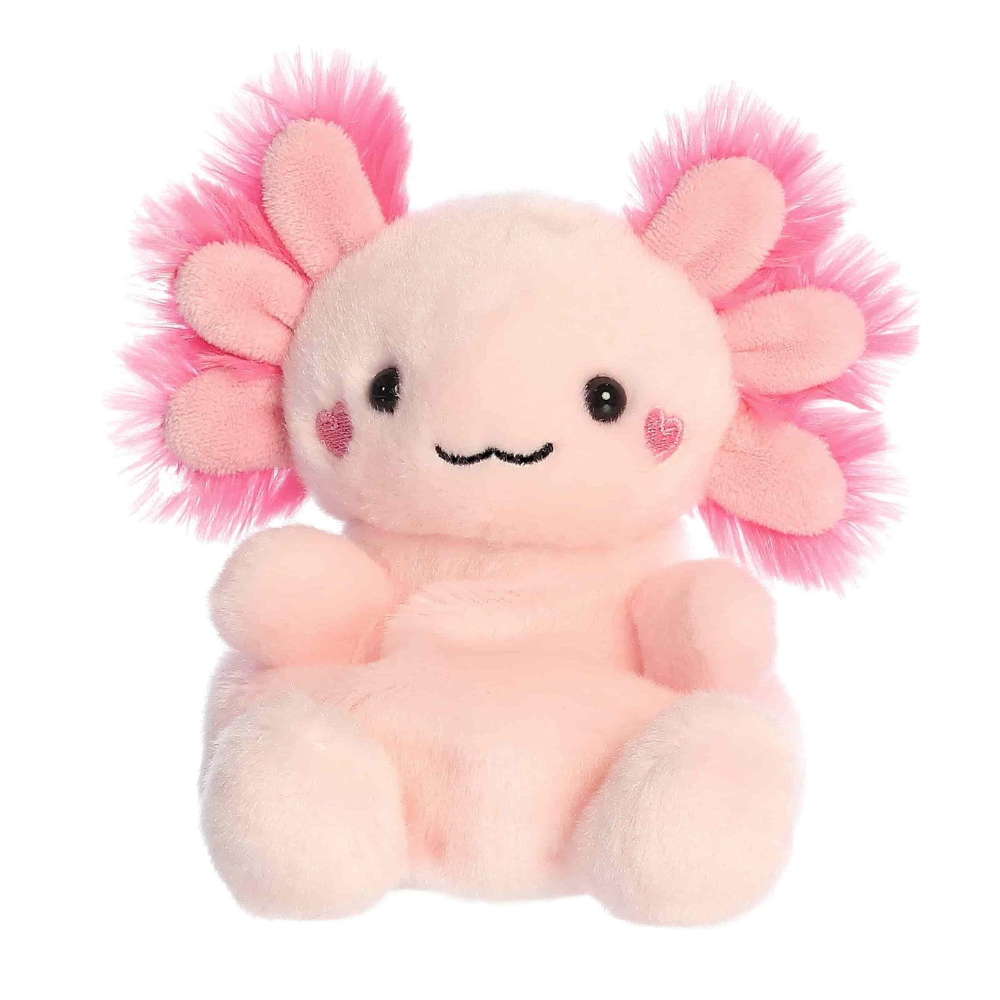Aurora Palm Pals Xena Love Axolotl Plush – Pink 5in | Soft Cuddle Toy