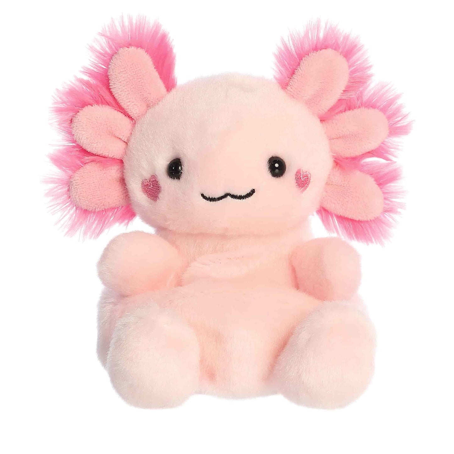 Aurora Palm Pals Xena Love Axolotl Plush – Pink 5in | Soft Cuddle Toy
