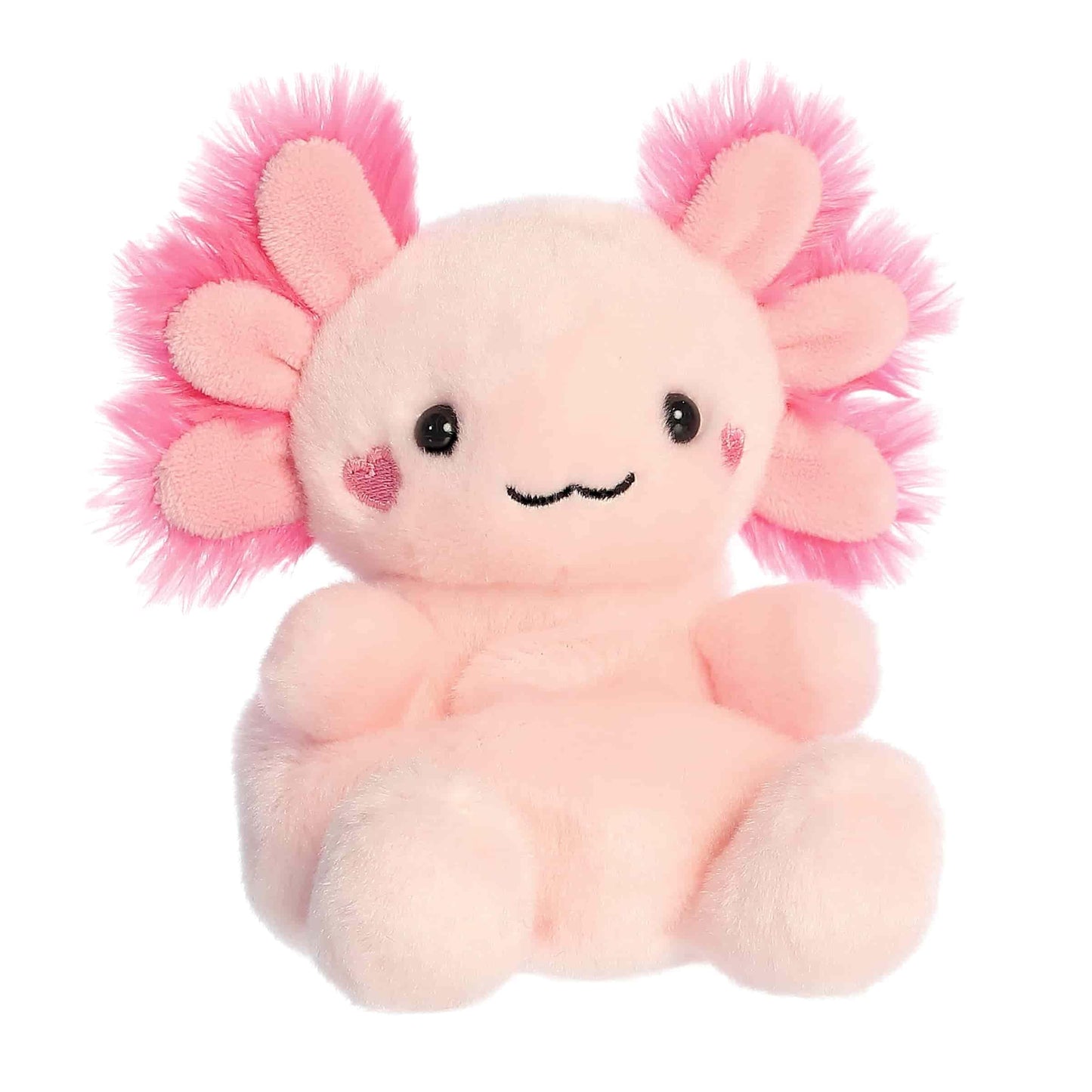 Aurora Palm Pals Xena Love Axolotl Plush – Pink 5in | Soft Cuddle Toy
