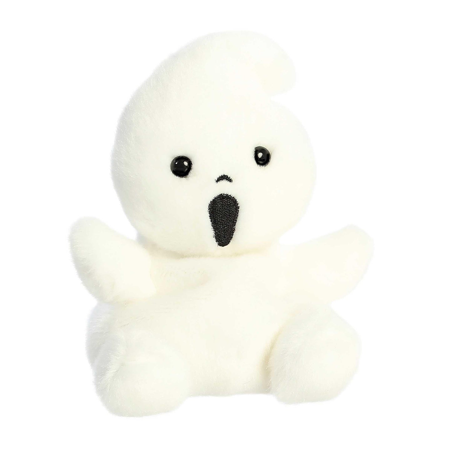 Aurora Adorable Palm Pals Boo Ghost Stuffed Animal – White Pocket-Sized Plush (4.5 in)