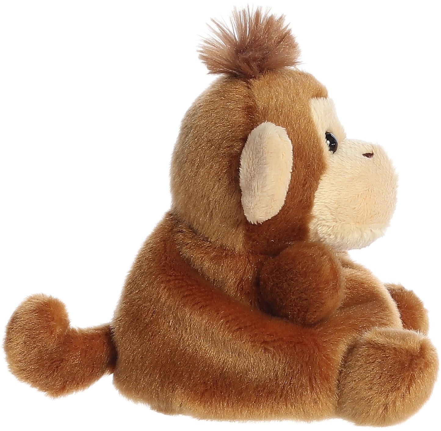 Aurora Adorable Palm Pals Boomer Monkey Stuffed Animal – Pocket-Sized Brown Plush, 5 Inches