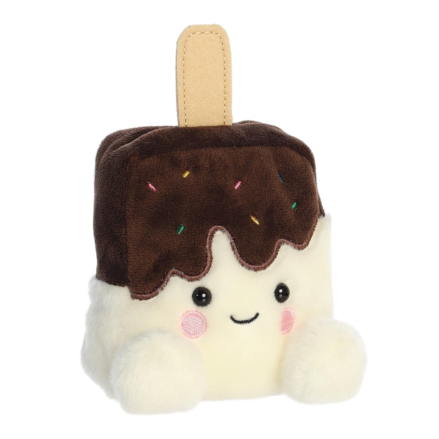 Aurora Palm Pals Dolce Ice Cream Bar Plush – 5-Inch Multicolor Stuffed Animal for Kids and Collectors