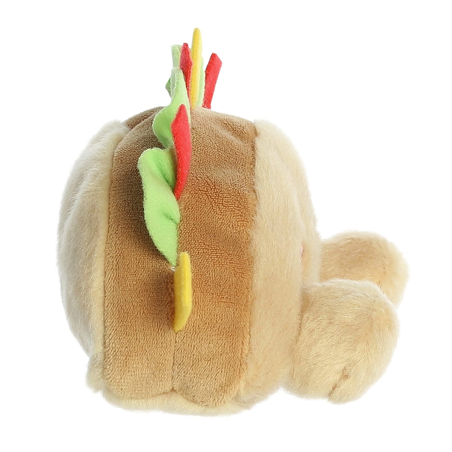 Aurora Adorable Palm Pals Fiesta Taco Plush – 5-Inch Brown Collectible Stuffed Animal