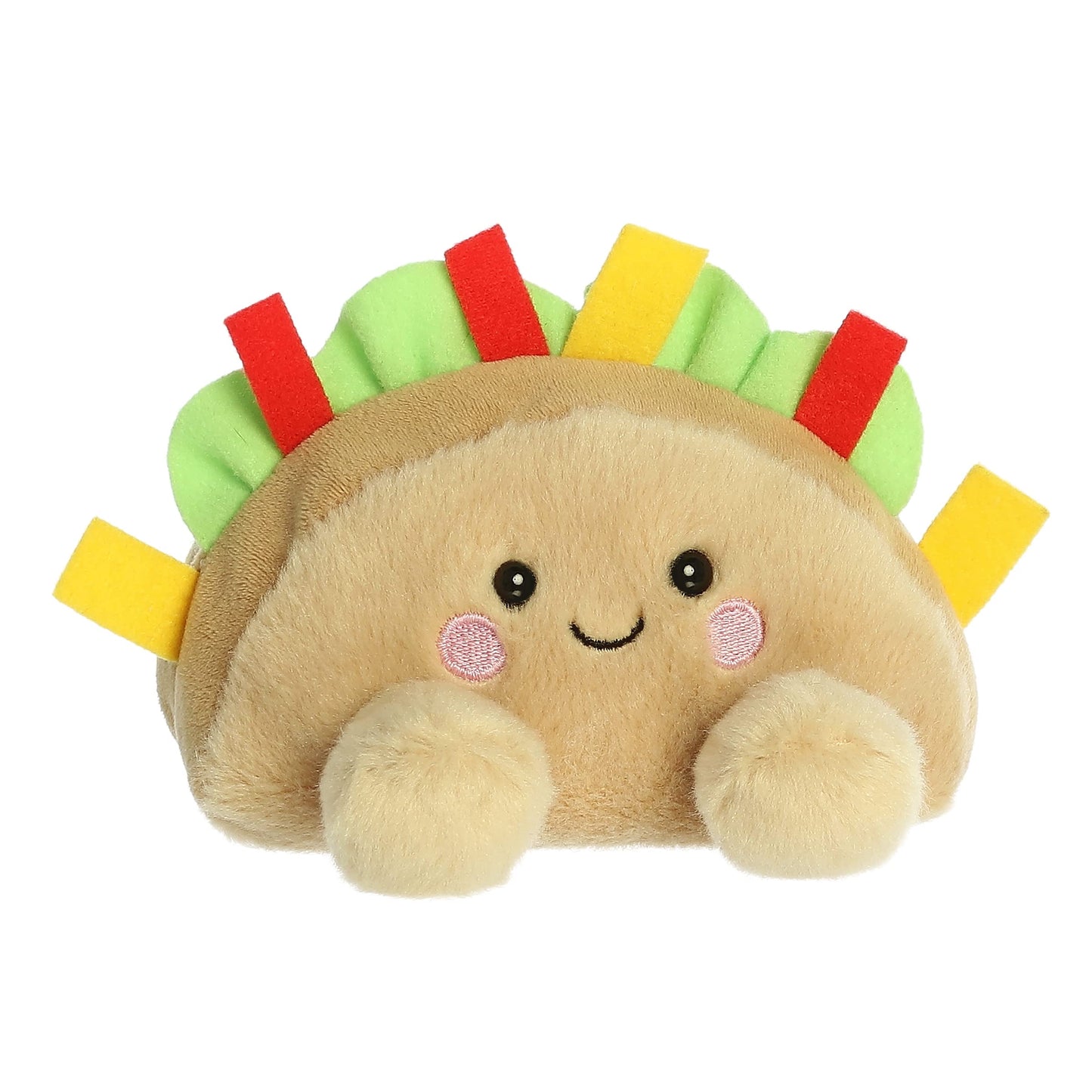 Aurora Adorable Palm Pals Fiesta Taco Plush – 5-Inch Brown Collectible Stuffed Animal