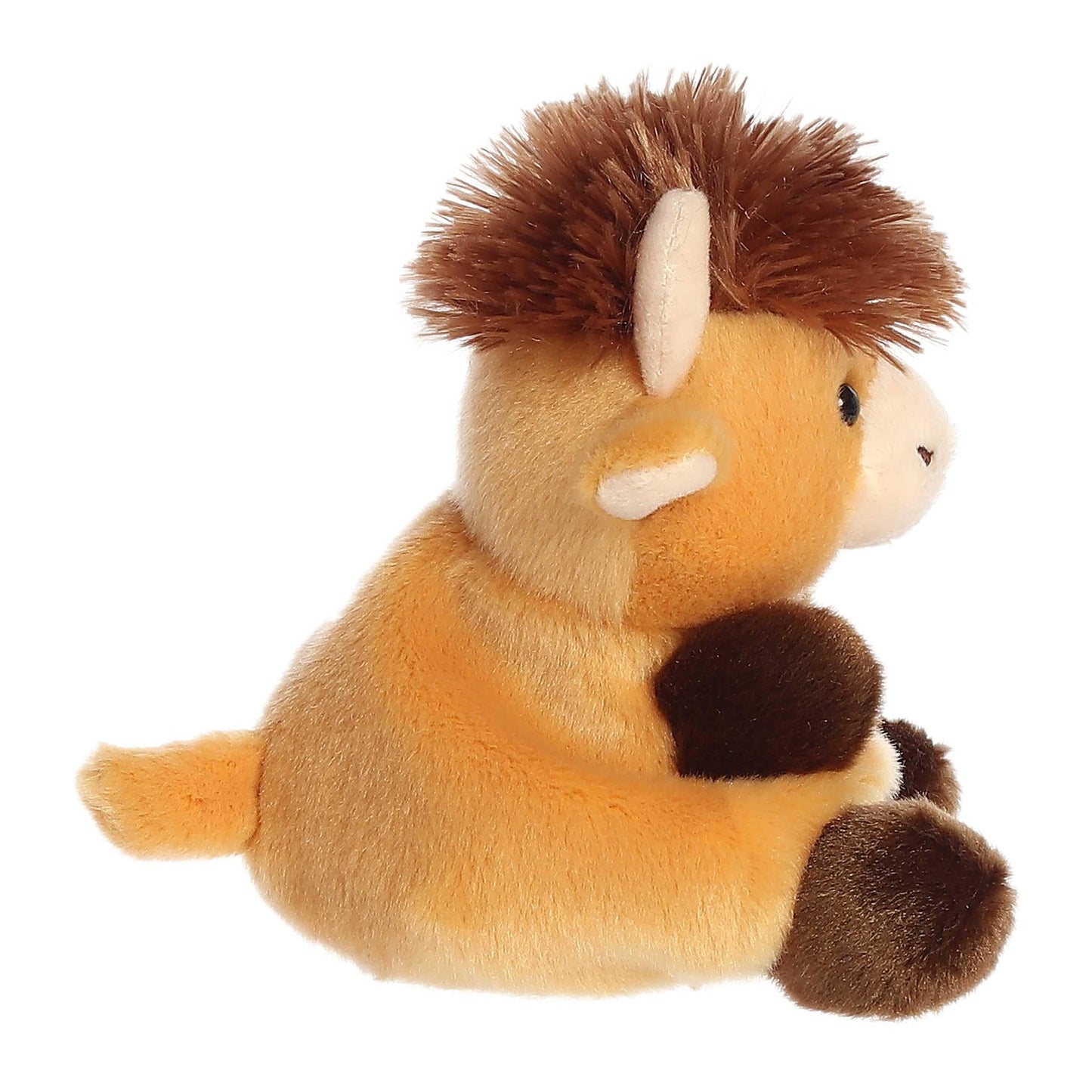 Aurora Adorable Palm Pals Hubert Highland Cow Plush – 5-Inch Pocket-Sized Collectible