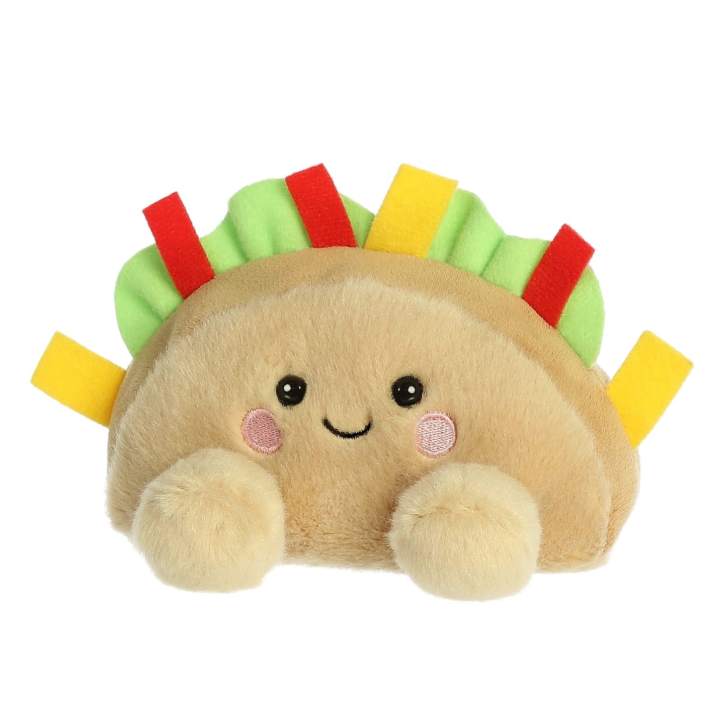 Aurora Adorable Palm Pals Fiesta Taco Plush – 5-Inch Brown Collectible Stuffed Animal
