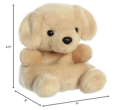 Aurora Adorable Palm Pals Sunny Lab Stuffed Animal – Pocket-Sized Play, Collectible 5-Inch Plush