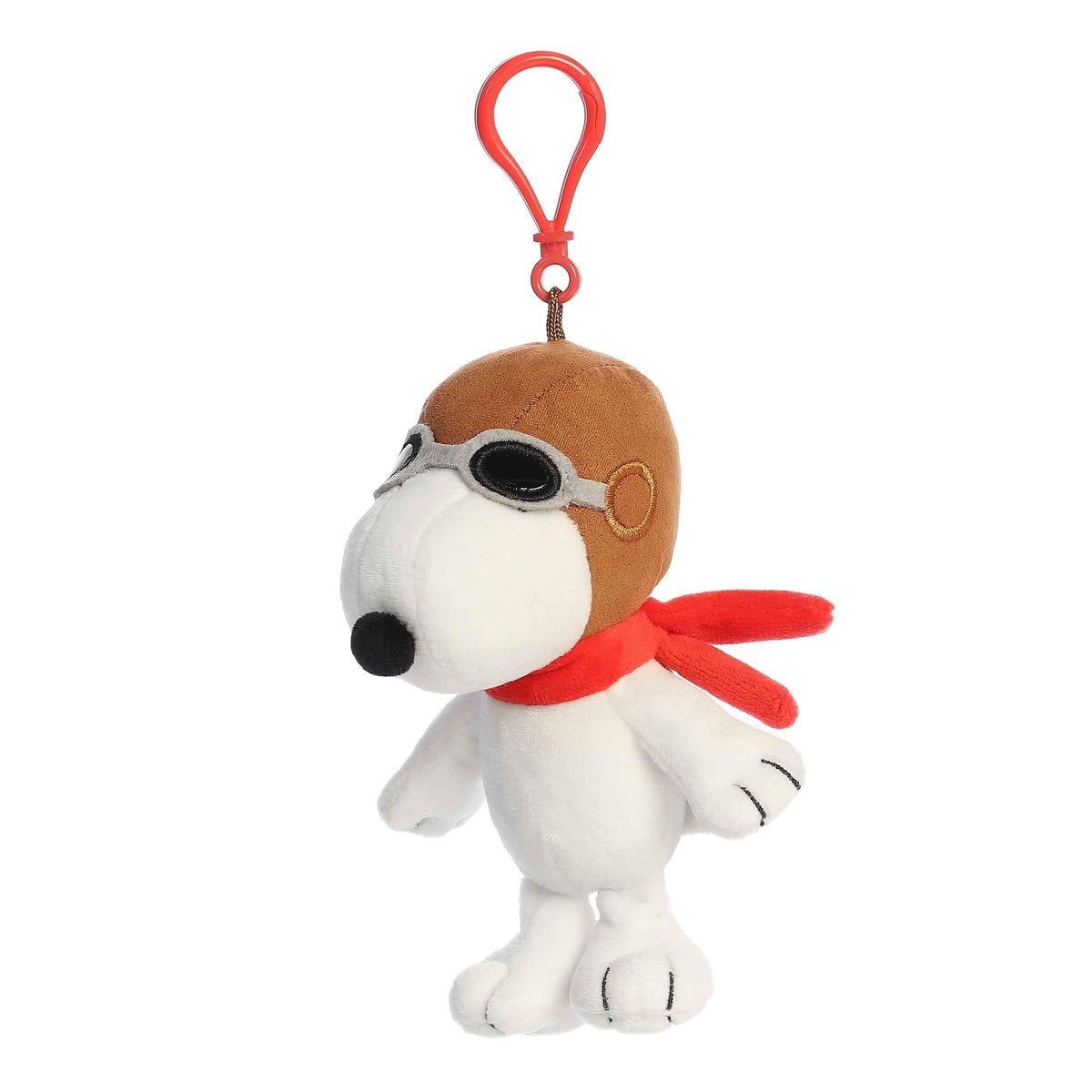 Aurora Adorable Peanuts Flying Ace Clip-On Plush – Snoopy Licensed Gift